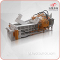 Scrap Aluminom Profaịlụ Ọla kọpa Shavings Baler Machine